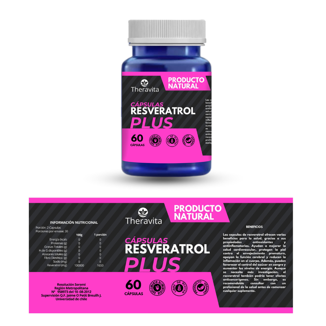 Resveratrol 60 cápsulas
