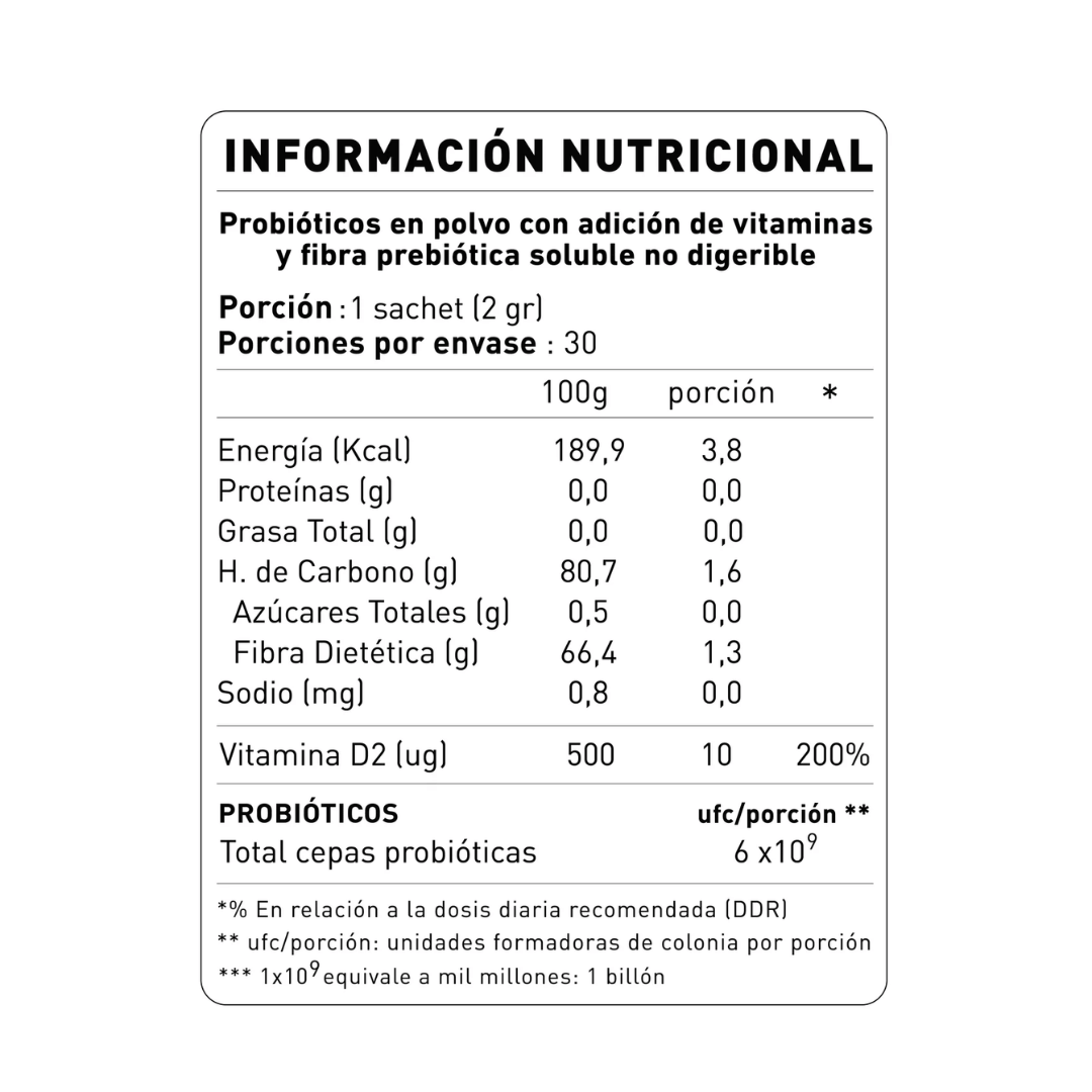 NUP!® Probióticos Kids 30 Sachets