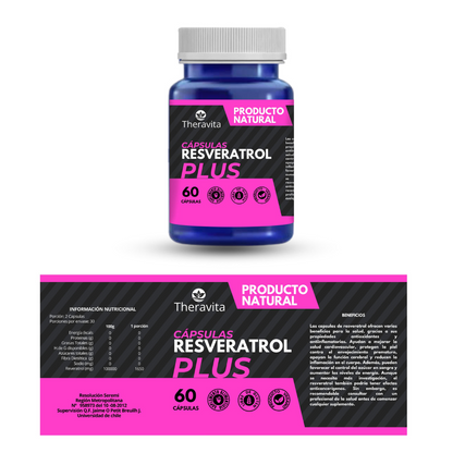 Resveratrol 60 cápsulas