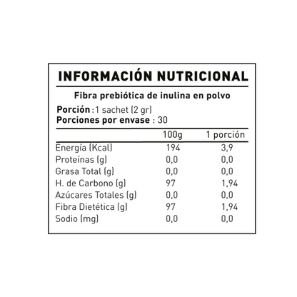 NUP!® Prebióticos 30 Sachet