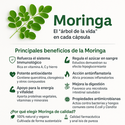 Moringa 60 capsulas